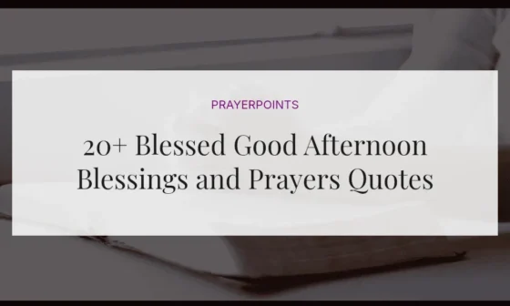 20+ Blessed Good Afternoon Blessings and Prayers Quotes