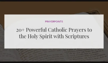 20+ Powerful Catholic Prayers to the Holy Spirit with Scriptures